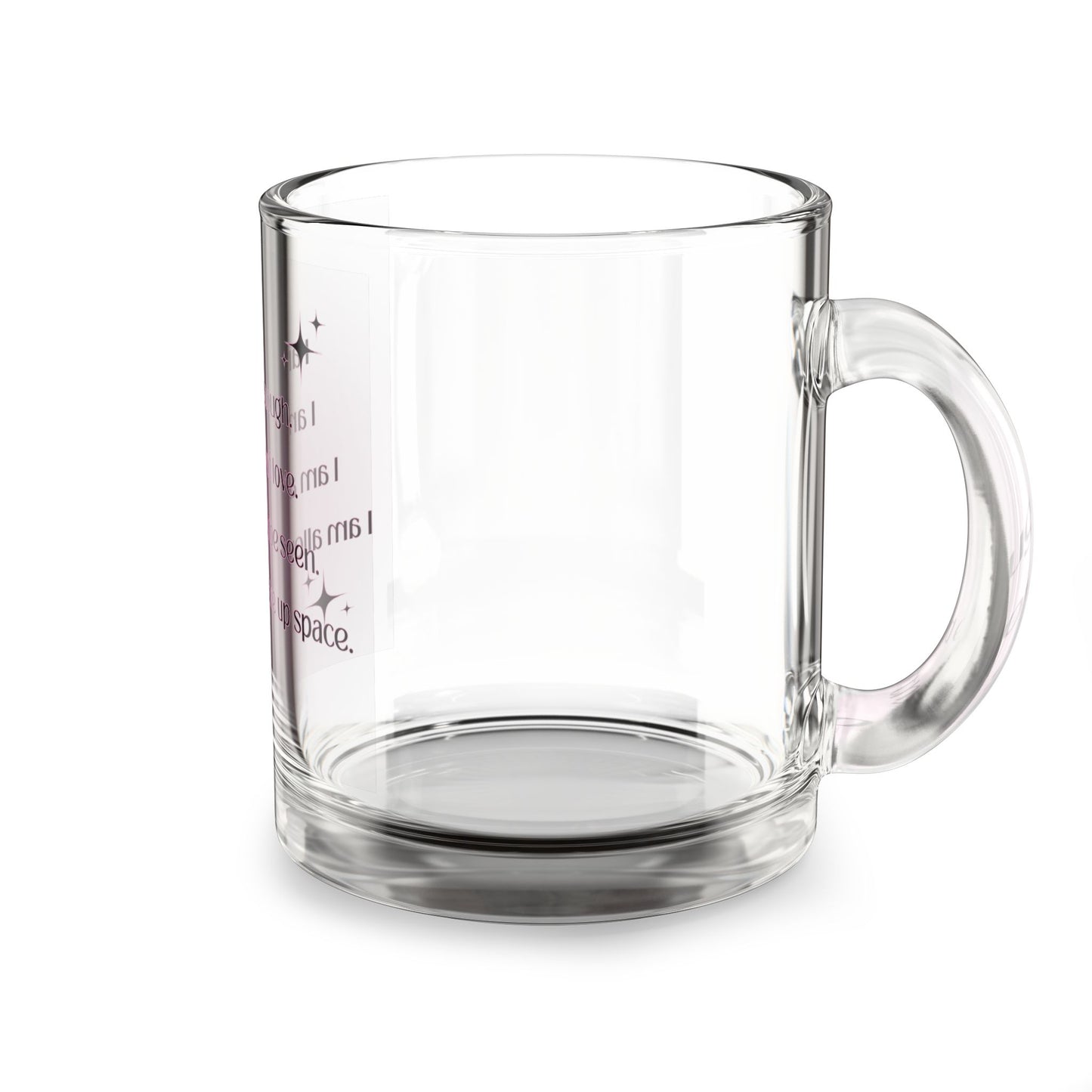 Self-Love Affirmation Glass Mug