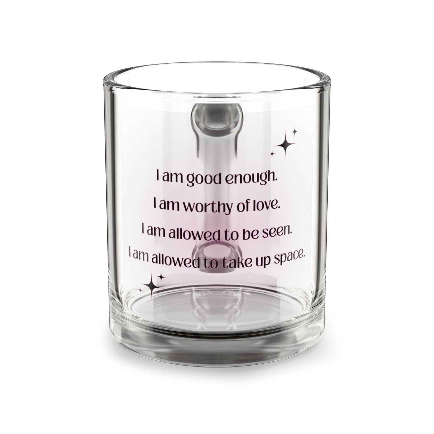 Self-Love Affirmation Glass Mug