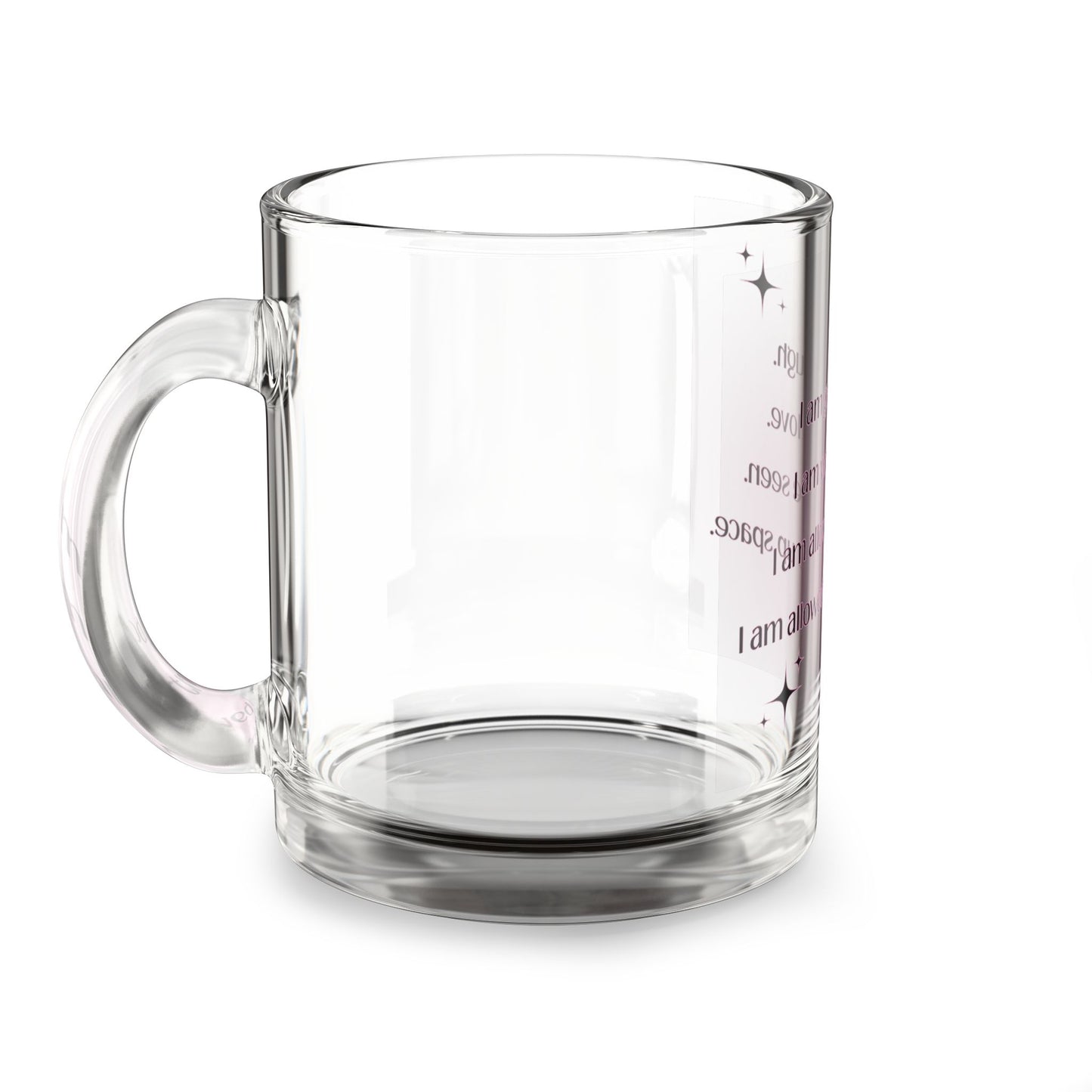 Self-Love Affirmation Glass Mug